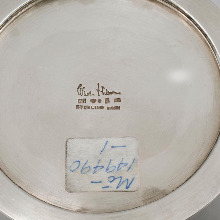 A silver bowl by Wiwen Nilsson, Lund, 1941, weight 384 g.