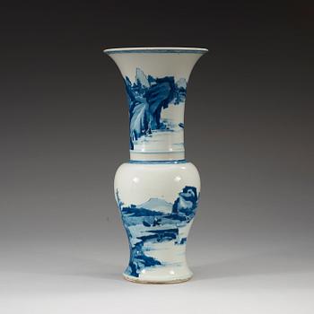 VAS, porslin. Qing dynastin, Kangxi (1662-1722).