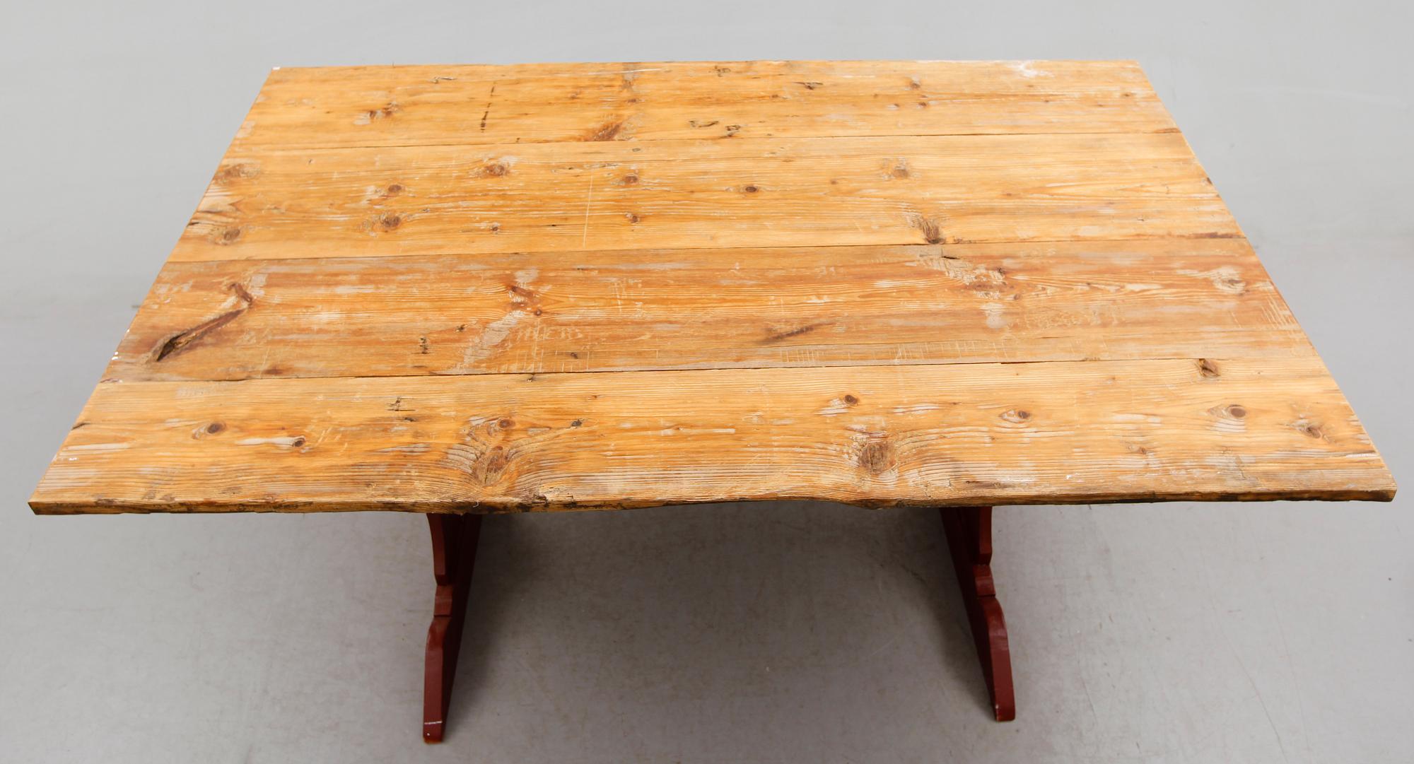 BOCKBORD, allmoge, 1800-talets andra hälft.