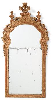 85. A presumaly German late Baroque mirror, first part of the 18th century.