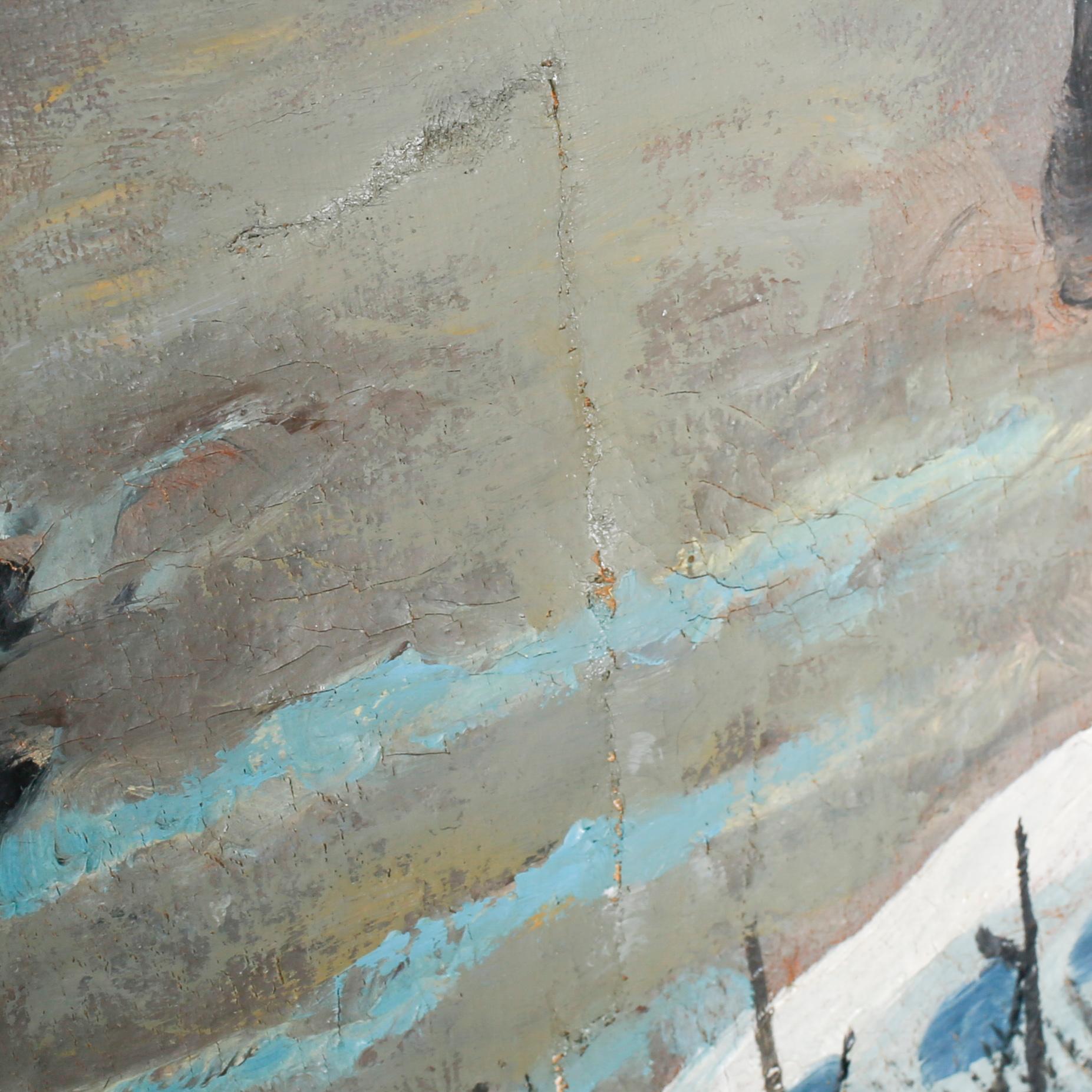 GUSTAF CEDERSTRÖM, kopia efter, olja på duk, utförd av C. Wadell, daterad 1894.