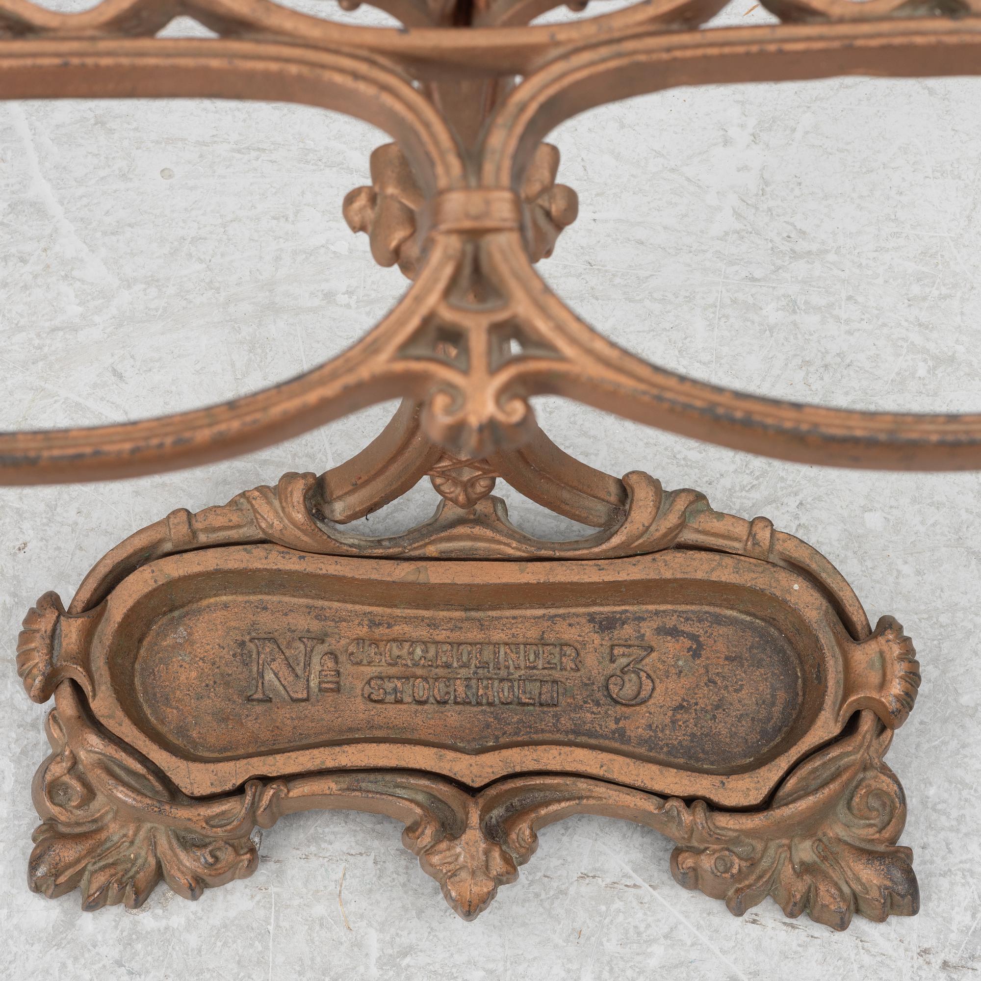 An umbrella stand, Bolinder, circa 1900.