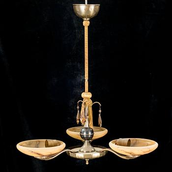 A ceiling lamp from the first half of the 20th century.