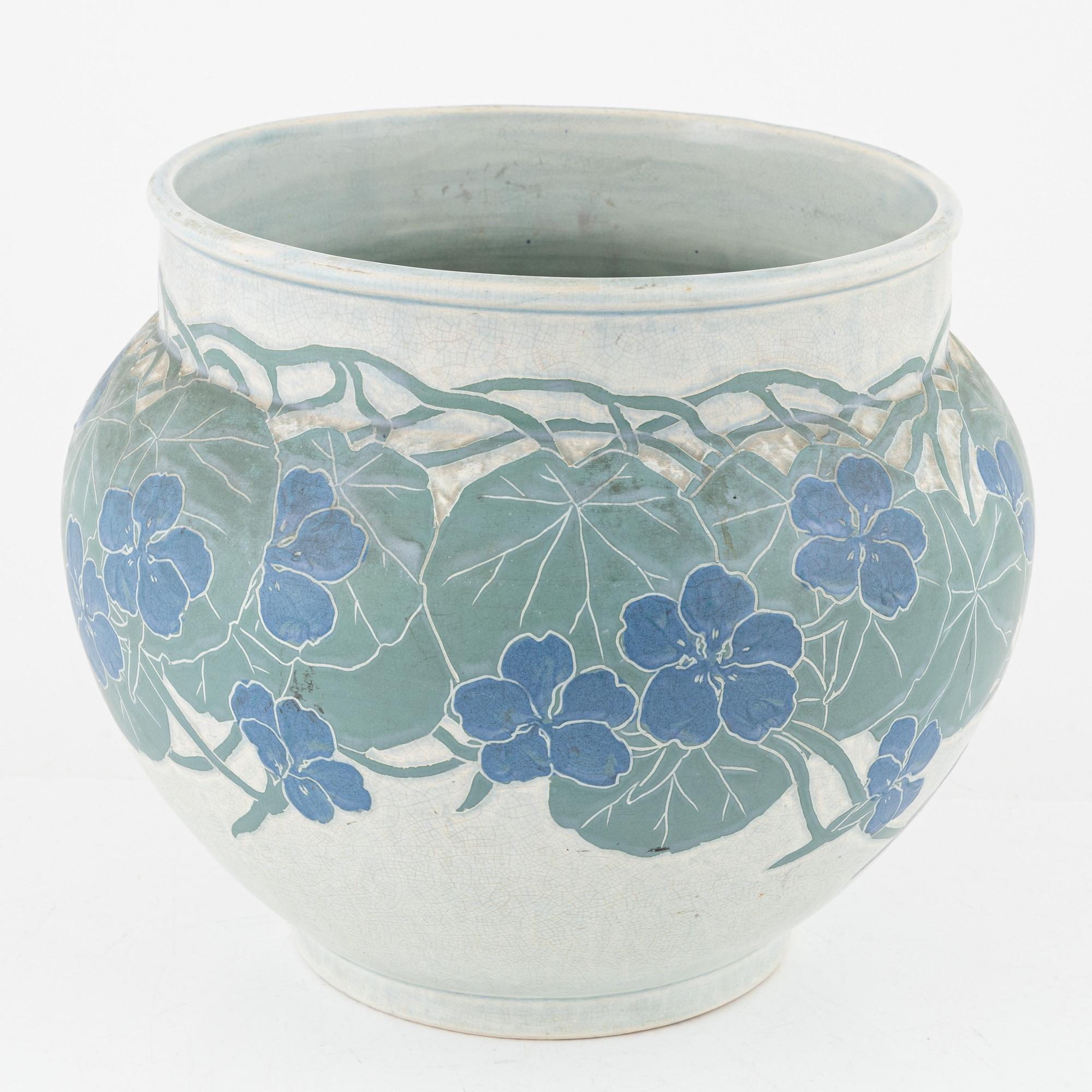 Josef Ekberg, ytterfoder, "Sgrafitto", Gustafsberg, 1907.