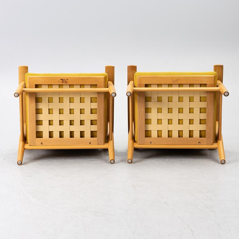 Hans J. Wegner, Hans Wegner, fåtöljer, ett par, modell GE 530, Getama, Gested, Danmark, 1900-talets andra hälft.