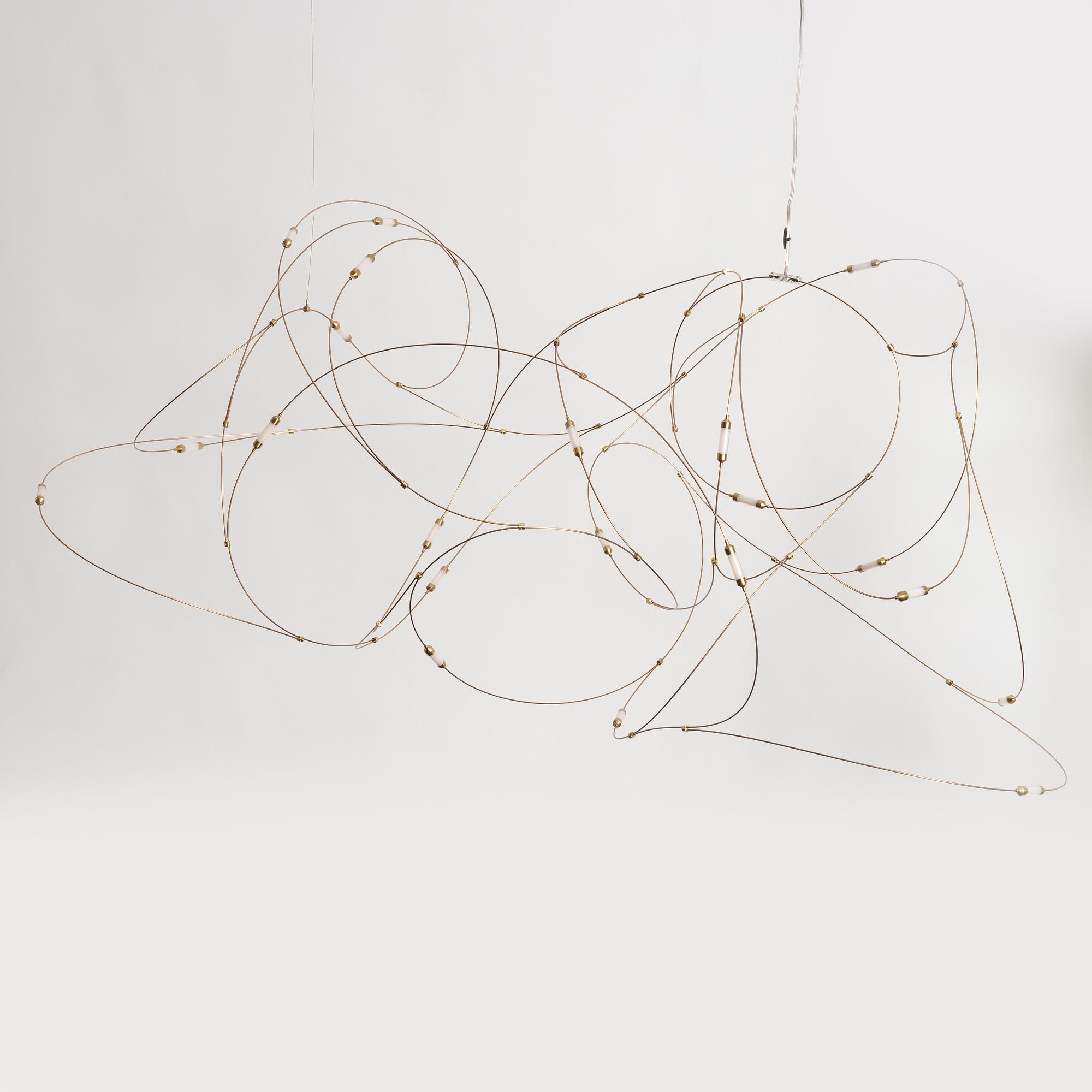 Studio Toer, "a Flock of Light 21" ceiling lamp, Moooi,