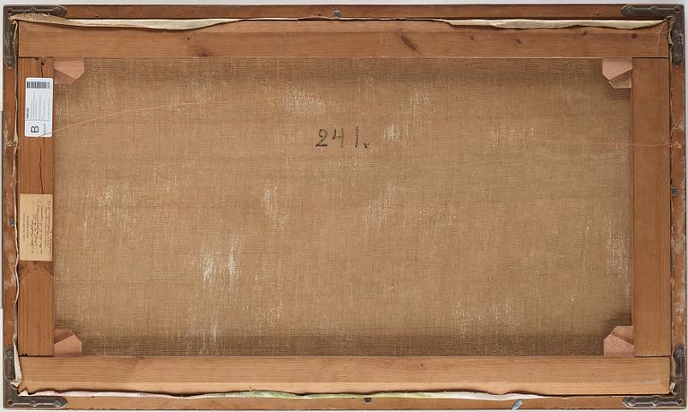 Carl Wilhelmson, "Strandlandskap" (Fiskebäckskil med Lysekils kyrka).