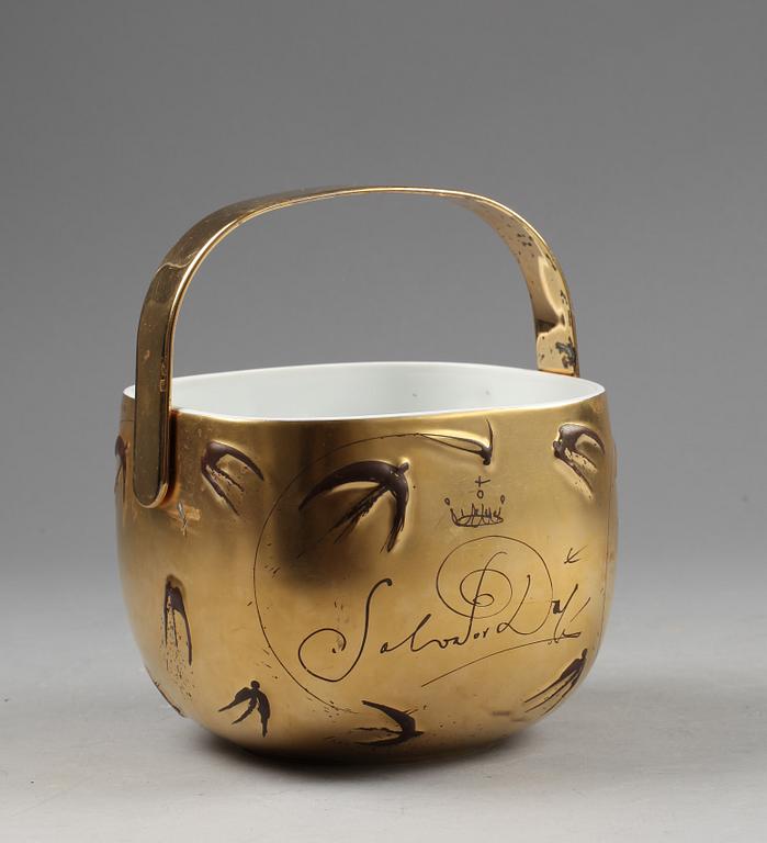 ISHINK, porslin, Salavador Dalì för Rosenthal studio-linie galerie, numr 500/371.