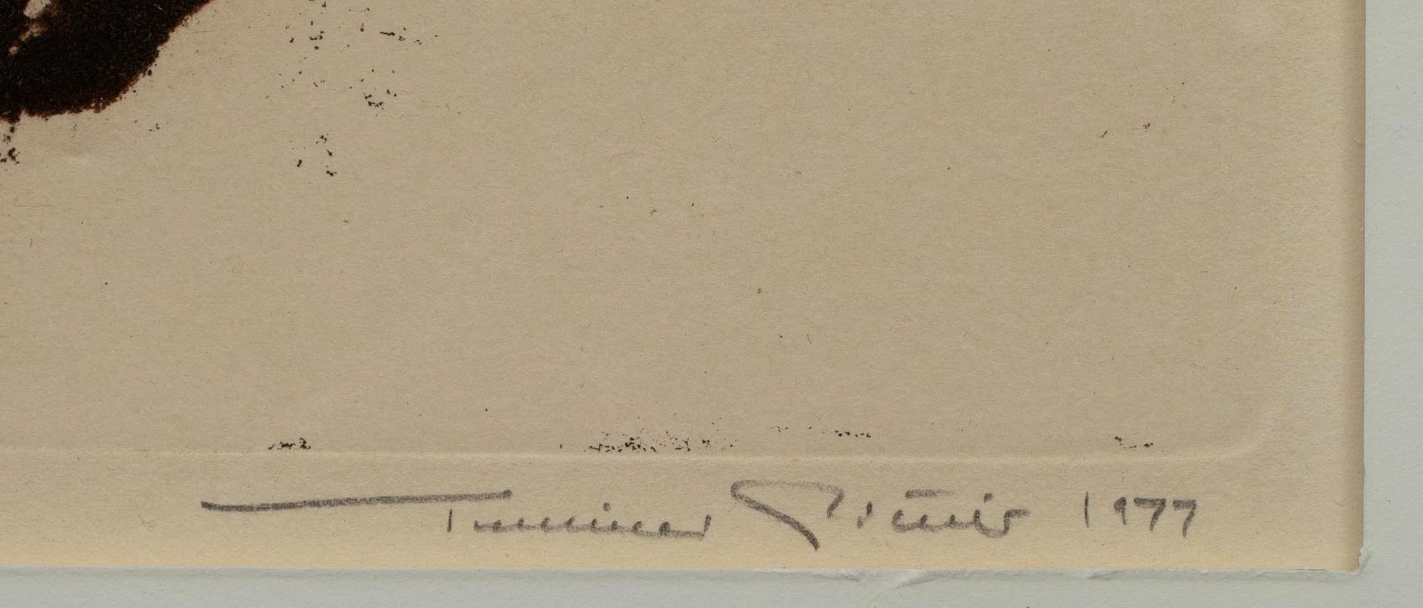TUULIKKI PIETILÄ, akvatint, 5/30 tpl'a, sign. och dat. 1977.