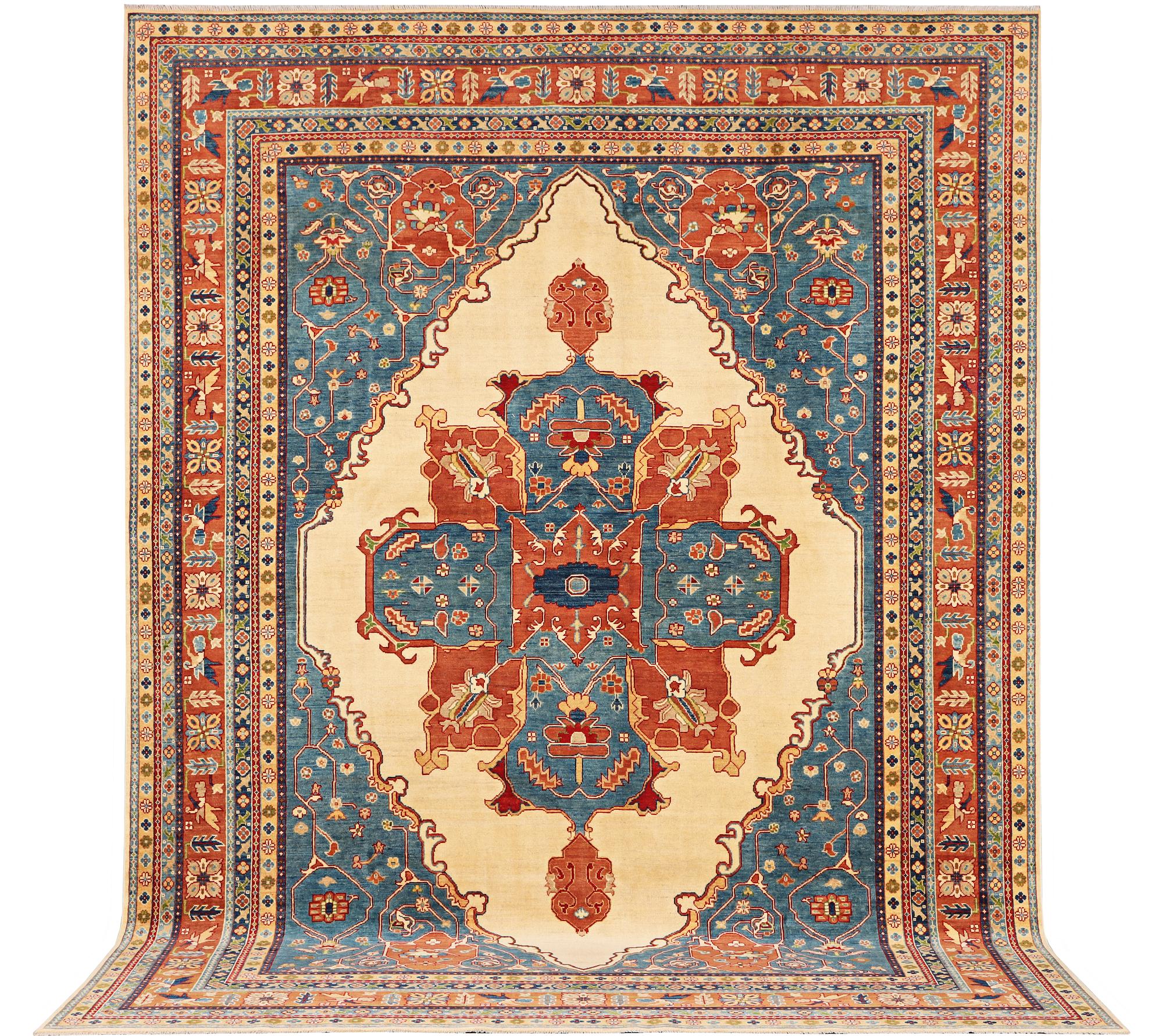 A Kazak carpet, c. 402 x 297 cm.