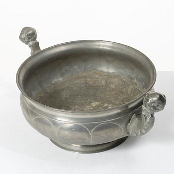 A bowl by Magnus Söderberg, Stockholm, 1749.