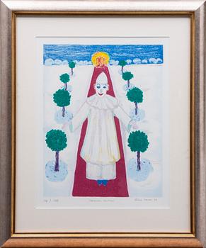 ALICE KAIRA, litografi, signerad, daterad 94 och numrerad 116/140.