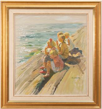 Gustaf Carlström, Children on a Cliff.