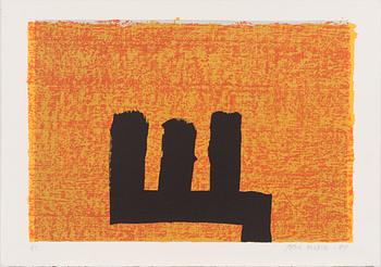 Paul Osipow, lithograph, signed and dated -87, marked H.C.