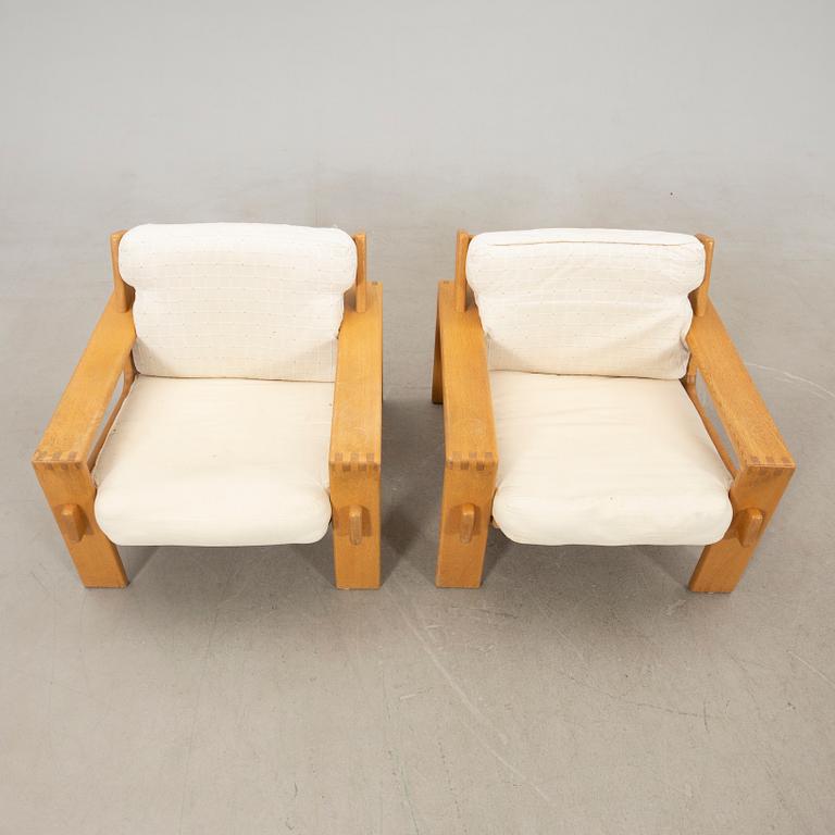 Esko Pajamies, a pair of "Bonanza" armchairs for Asko Furniture Finland, 1960s/70s.