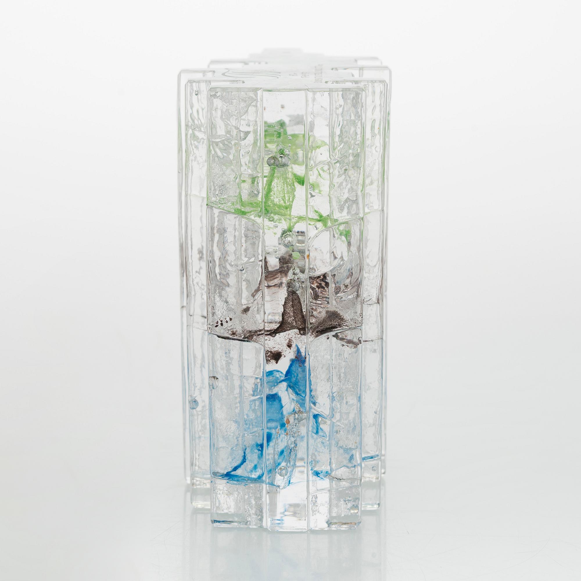 Helena Tynell, lasiveistos, "Metsä", signeerattu Helena Tynell Riihimäen Lasi Oy.