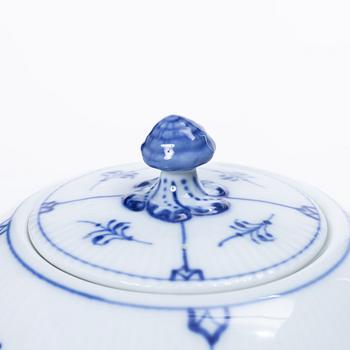 Royal Copenhagen, a 36-piece tea service, 'Blue Fluted', Denmark.