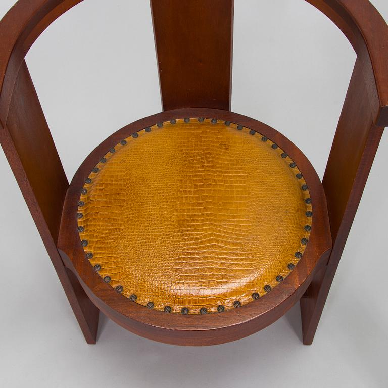 Eliel Saarinen, karmstolar, ett par, "Hannes", Adelta Oy, Finland.