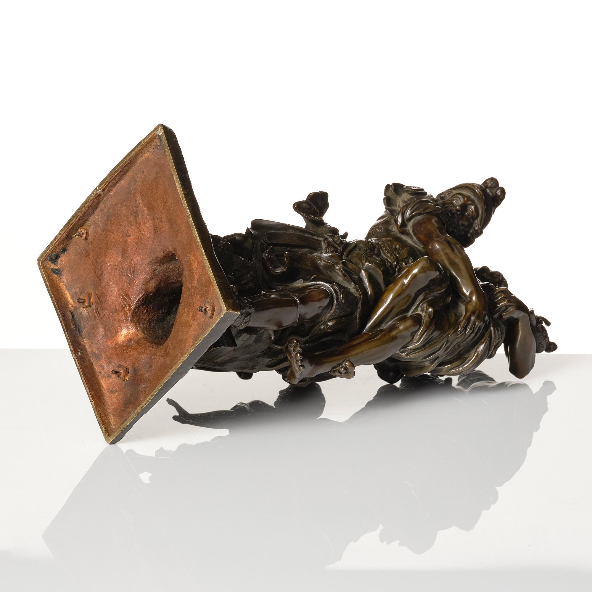 Pierre Lepautre Efter, Aeneas räddar Anchises ur det brinnande Troja.