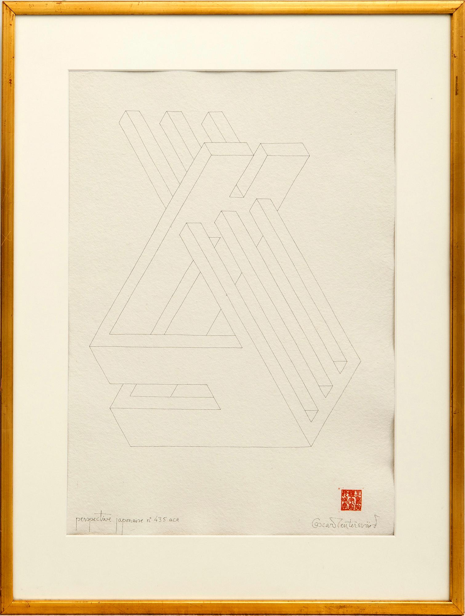 Oscar Reutersvärd, "Japanese Perspective no 435 aca".