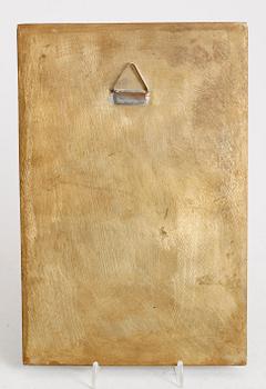 STIG BLOMBERG, väggrelief, brons, signerad, numrerad 9/16.