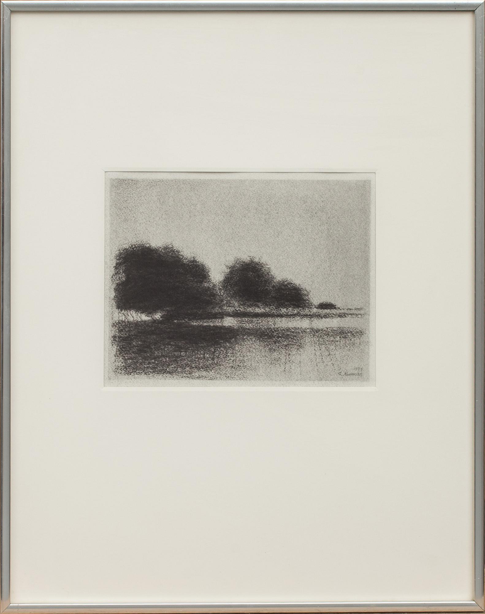 GUNNAR NORRMAN, blyerts, signerad och daterad 1979.