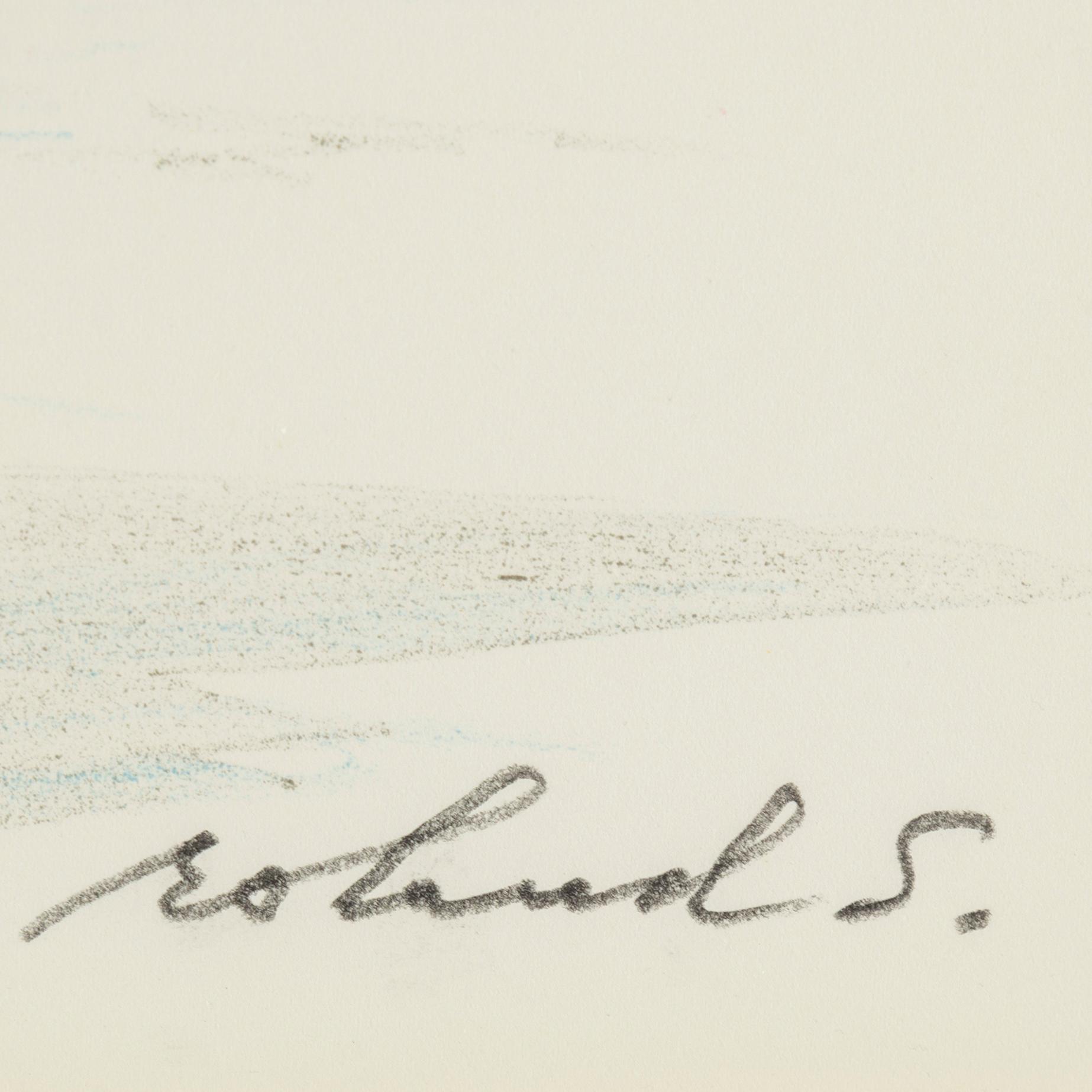 ROLAND SVENSSON, colour lithograph. Signed and numbered 307/360.