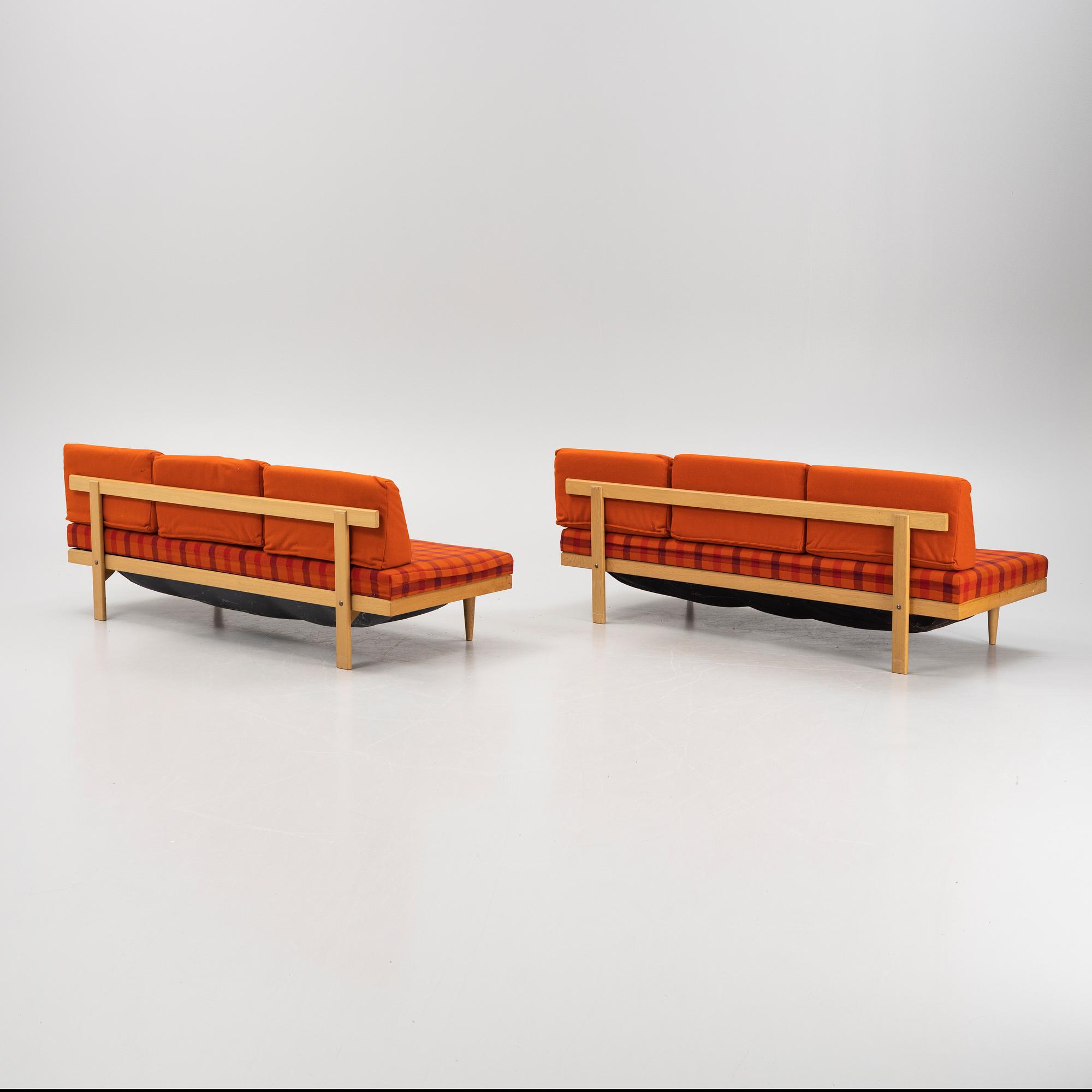 A pair of daybeds by Haldor Vik & Ingmar Relling, Norway, 1960s.