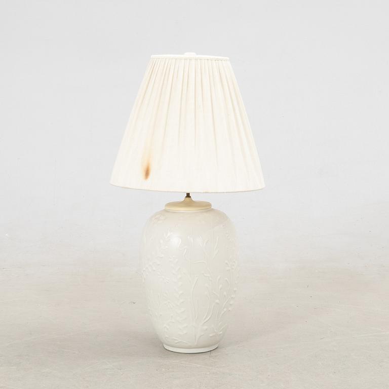Table lamp Nittsjö 1940s/50s stoneware.