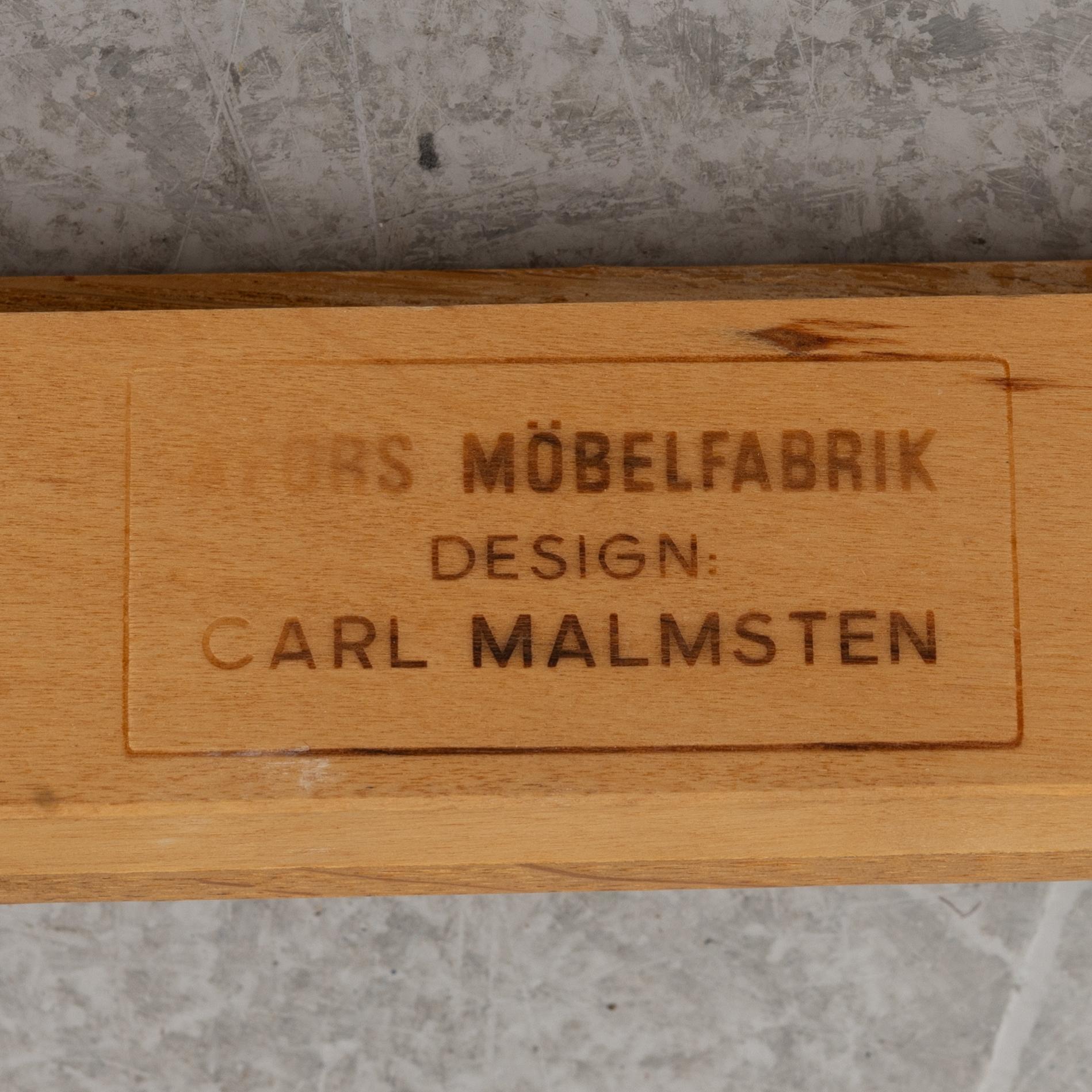 Carl Malmsten, Dining group of a table and four chairs, "Ambassador", Bodafors.