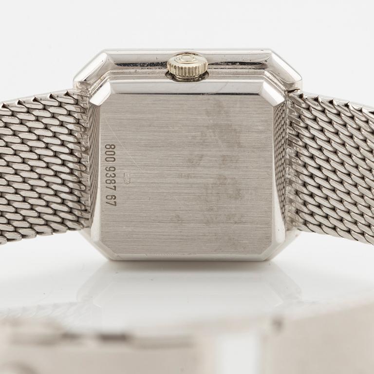 Certina, 18K white gold, wristwatch, 22 mm.