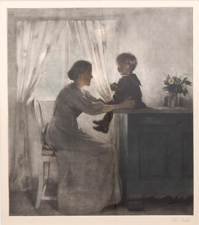 PETER ILSTED, mezzotint, sign.