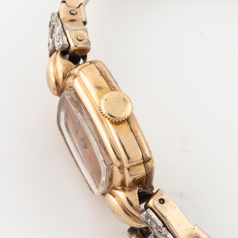 OMEGA, "tropical dial", wristwatch 16 x 18 mm,