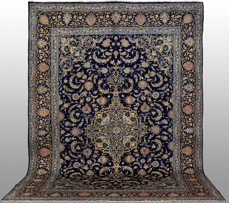 A CARPET, Kashan, around 412 x 292 cm.