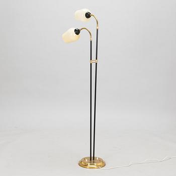 A 1950s two-armed floor lamp, Venhola, Finland.