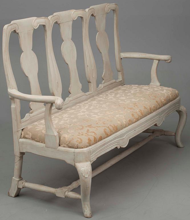 SOFFA, senbarockstil, Sverige, ca 1900.