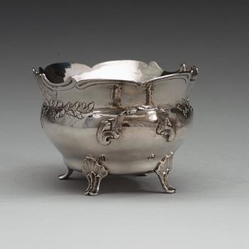 ANDERS CASTMAN dy, Eksjö 1779, konfektskål, silver, rokoko.