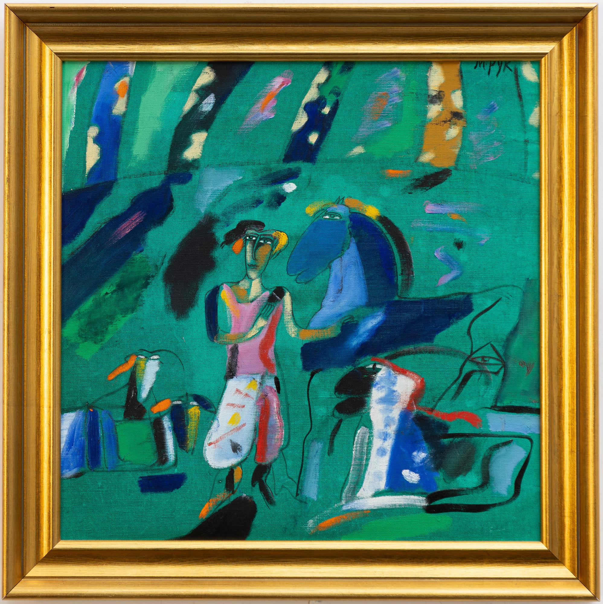 Madeleine Pyk, Man with Horse.