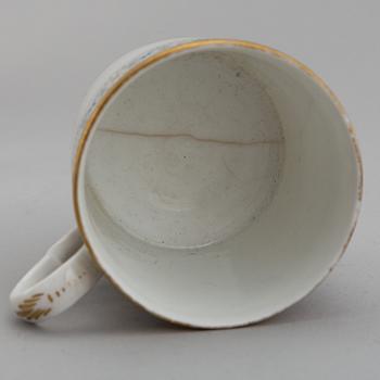 A tete a tete service, Empire, 19th Century. (5 pieces).