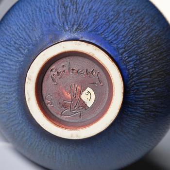 Berndt Friberg, a set of three stoneware vases, Gustavsberg Studio 1965-72.