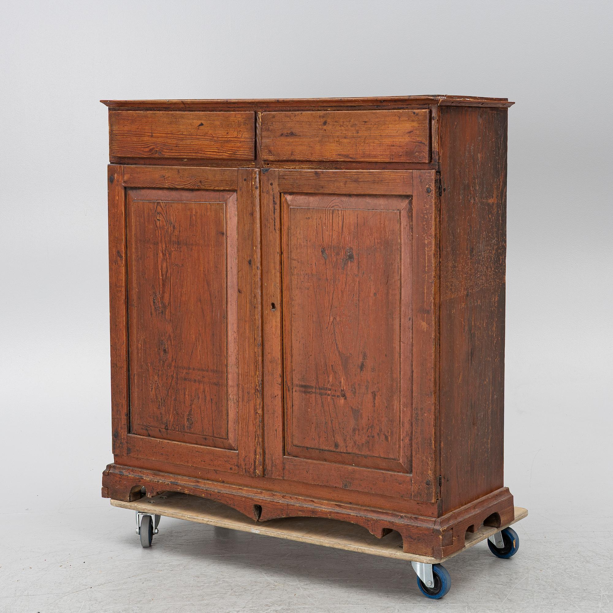 A 19th century cabinet.