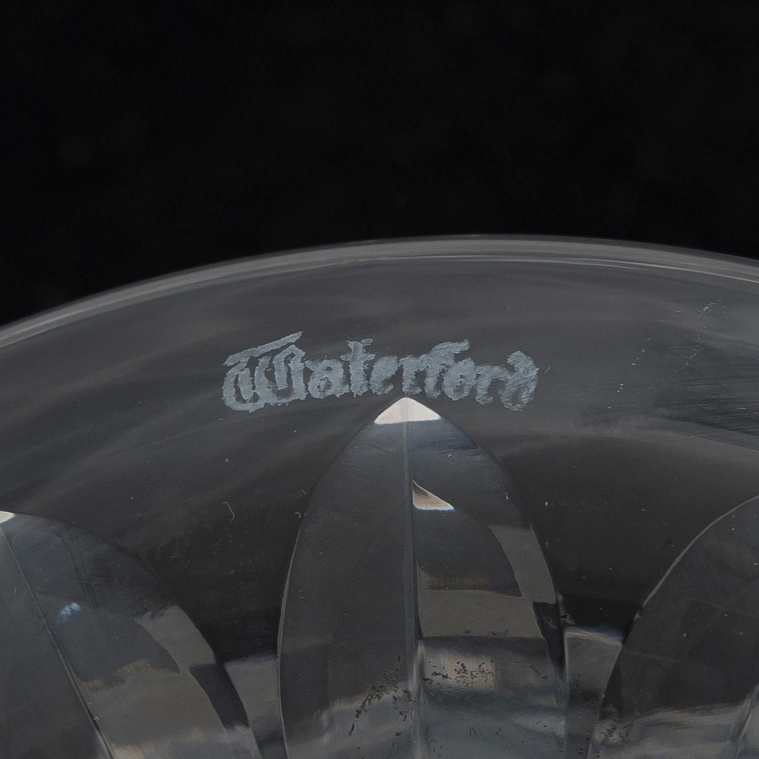 Jälkiruokamaljoja, 12 kpl, kristallia, Waterford 1900-luvun loppu.