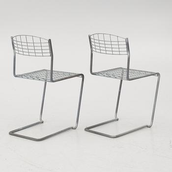 Nils Strinning, a pair of garden chairs and a table, 'High Tech', Grythyttan.