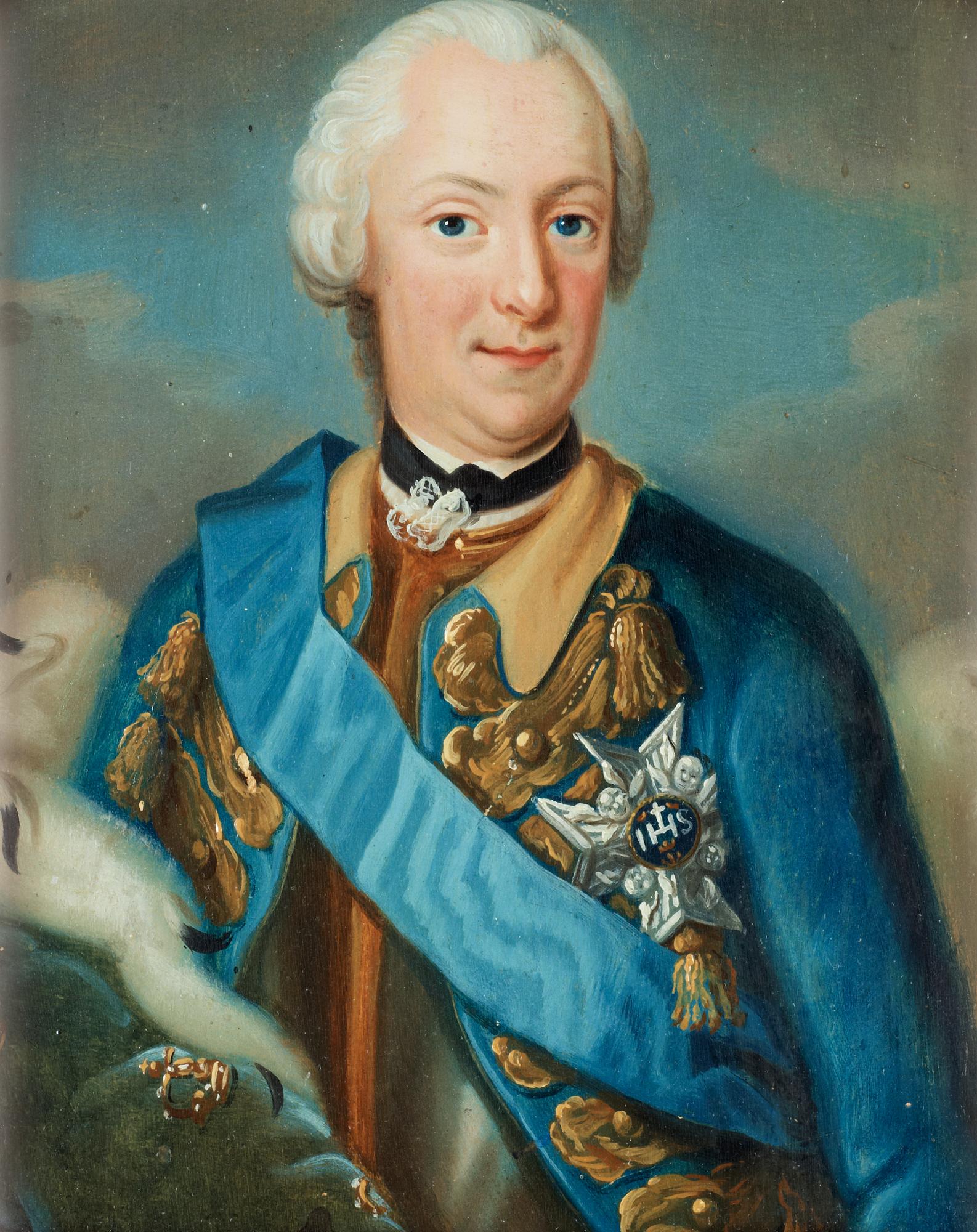 Ulrica Fredrica Pasch, "Konung Adolf Fredrik" (1710-1771).