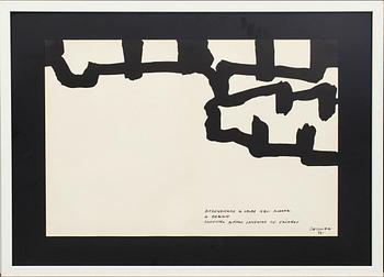 EDUARDO CHILLIDA, after, lithographe, signed in print, from Derrière le Miroir nr 144-145 1964.
