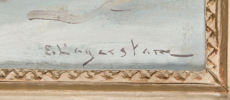 Einar Lagerstam, oil on canvas, signed.
