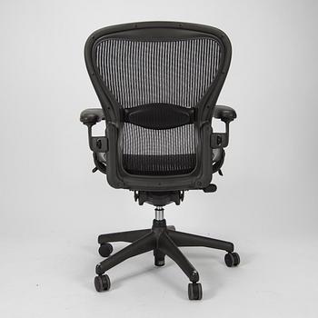 SKRIVBORDSSTOL, "Aeron Chair", Don Chadwick och Bill Stumpf, Herman Miller, 1990/2000-tal.