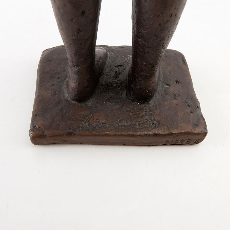 Lisa Larson, a bronze sculpture "The Teenage Girl", Scandia Present, circa 1978, no. 184.