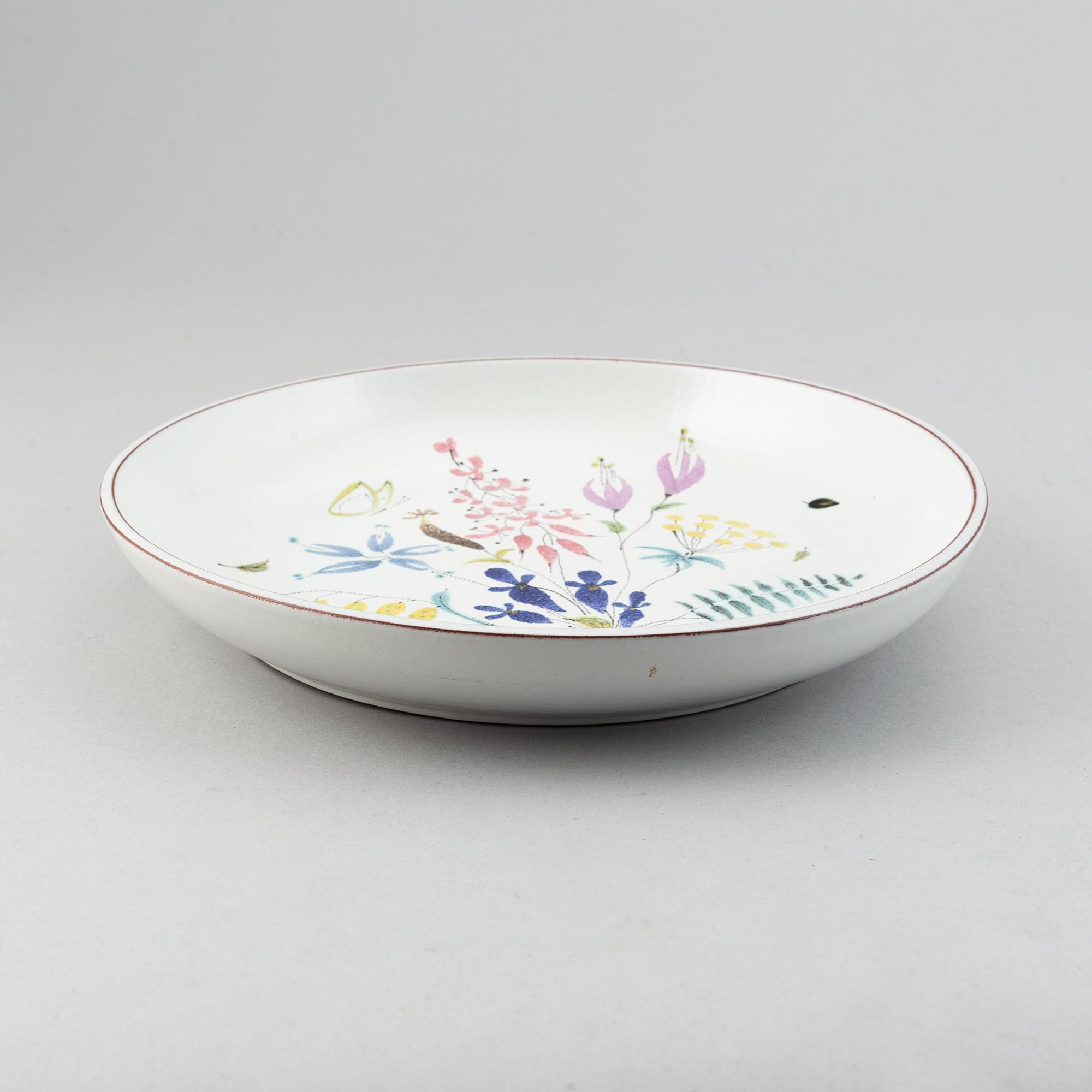 Stig Lindberg, fat, fajans, Gustavsberg Studio, 1954.