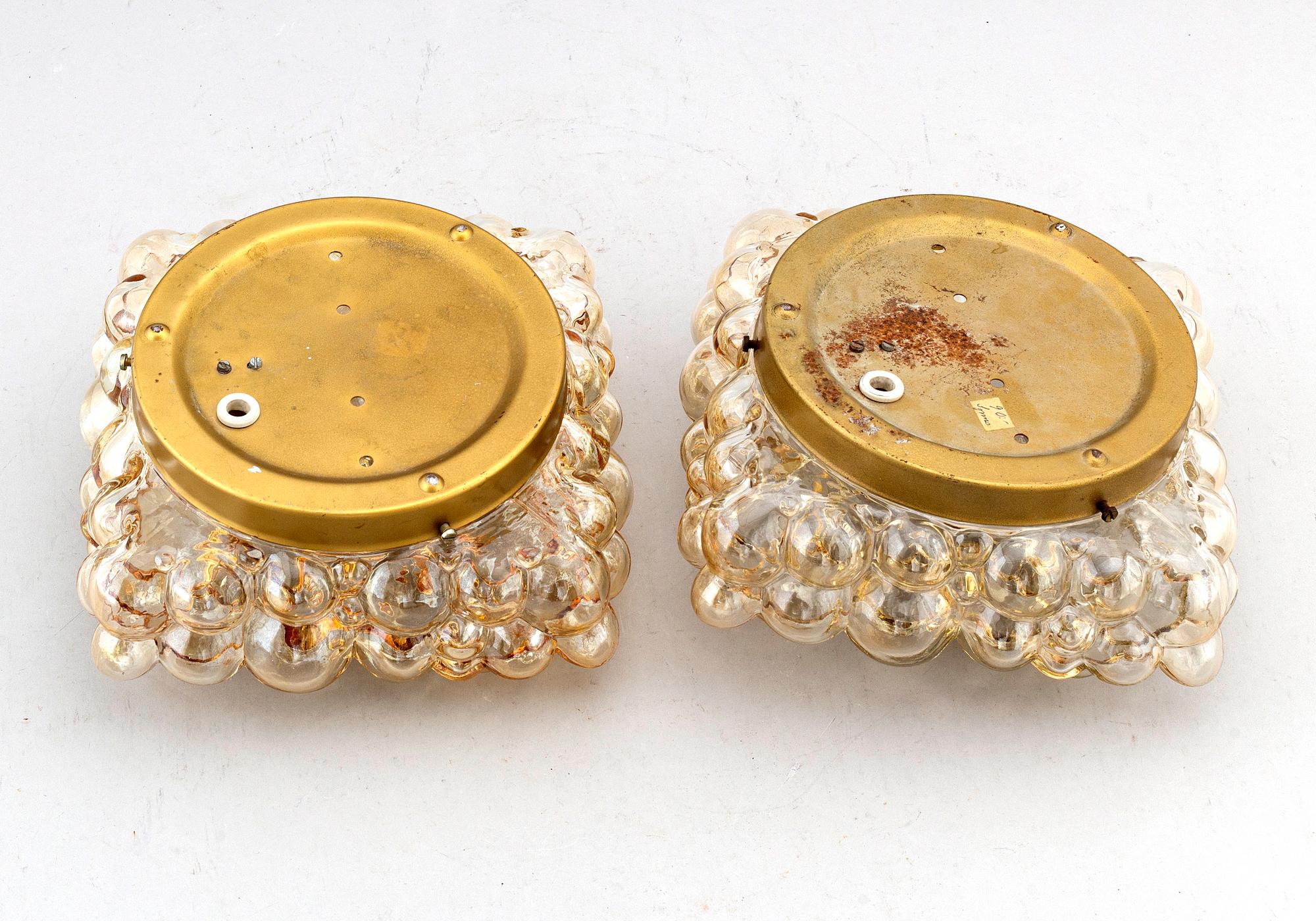 HELENA TYNELL, A pair of pendants for Glashütte Limburg, alter part of the 20th century.